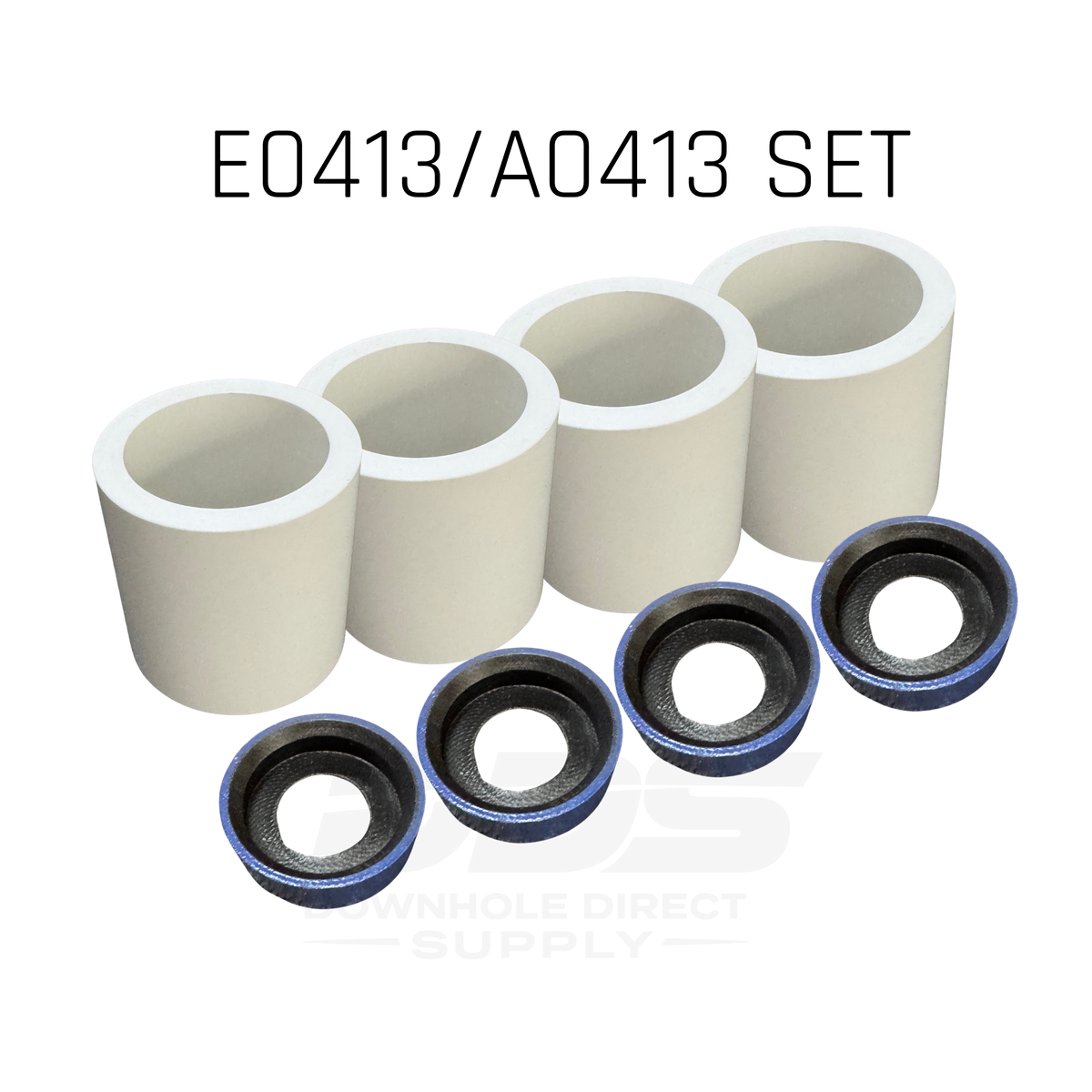 Aftermarket EO413/A0413 Cup & Liner Set 1.625" - Fits Ditch Witch JT5, JT9, JT10, JT1720 & Vermeer 20x22, 8x12, 1015 (4 Cups, 4 Liners)
