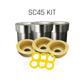 Aftermarket SC45 Fluid End Wear Parts Kit 2.25" - Fits Vermeer 24x40 (3 Cups, 3 Liners, 6 Valve Seals)