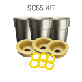 Aftermarket SC65 Fluid End Wear Parts Kit 3" - Fits Vermeer 36x50 & 40x55 (3 Cups, 3 Liners, 6 Valve Seals)